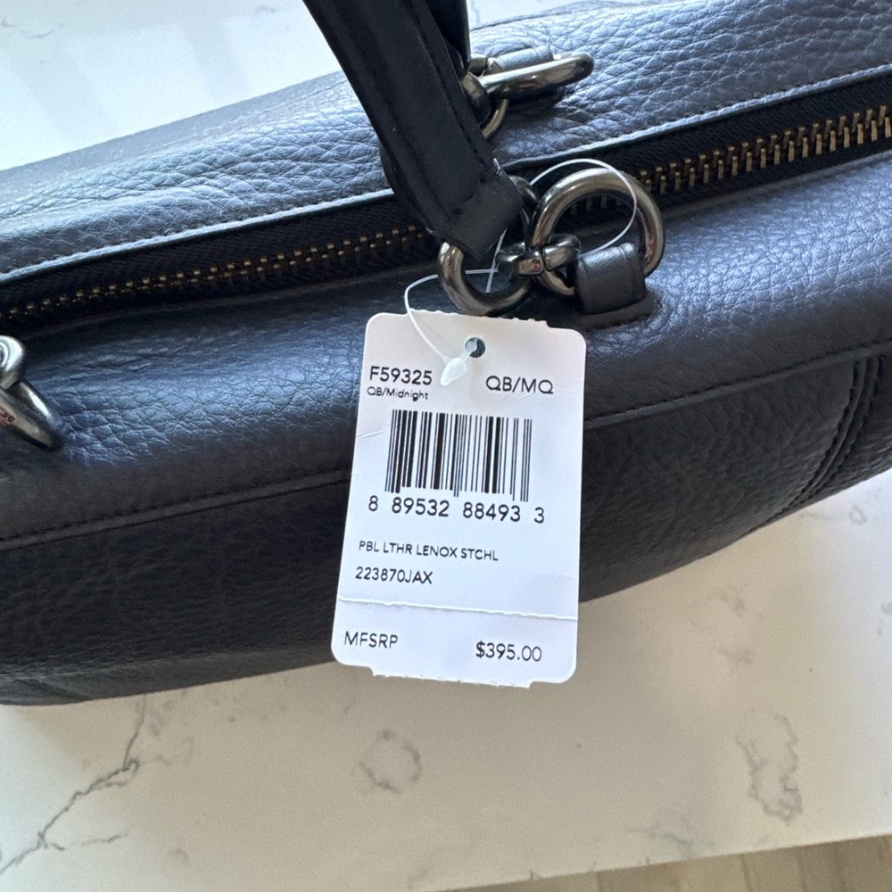 Coach Blue Leather Bag - Picture 3 of 6
